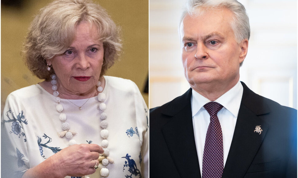 Rasa Juknevičienė ir Gitanas Nausėda