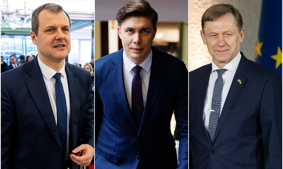Gintautas Paluckas, Mindaugas Sinkevičius ir &Scaron;arūnas Birutis