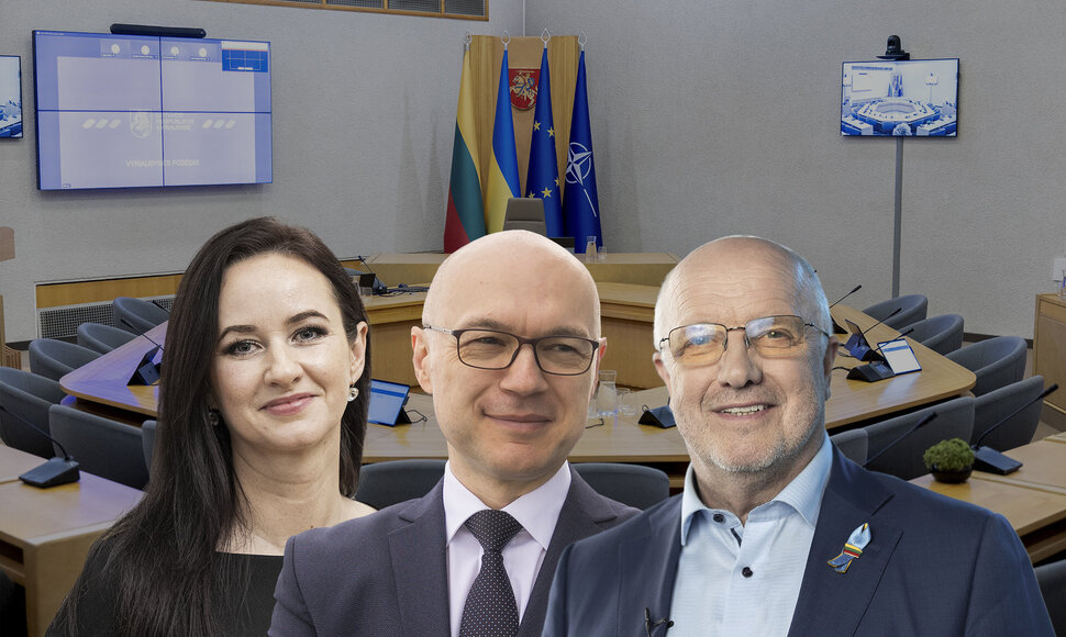 Inga Ruginienė, Eugenijus Sabutis ir Juozas Olekas