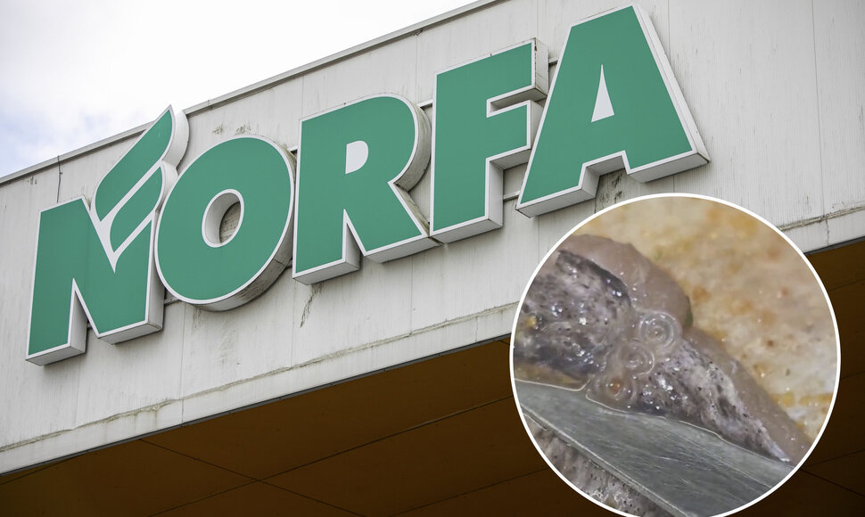 Prekybos centre „Norfa“ pirkta žuvis