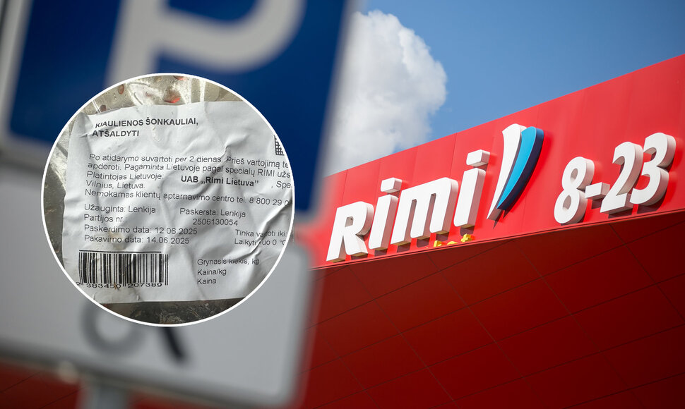 Vilnietė Ieva vienoje iš „Rimi“ parduotuvių įsigijo kiaulienos šonkaulių