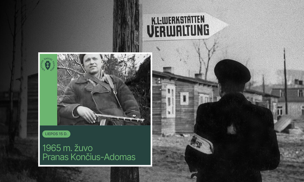 Lietuvos &scaron;aulių sąjungos įra&scaron;as apie P.Končių-Adomą
