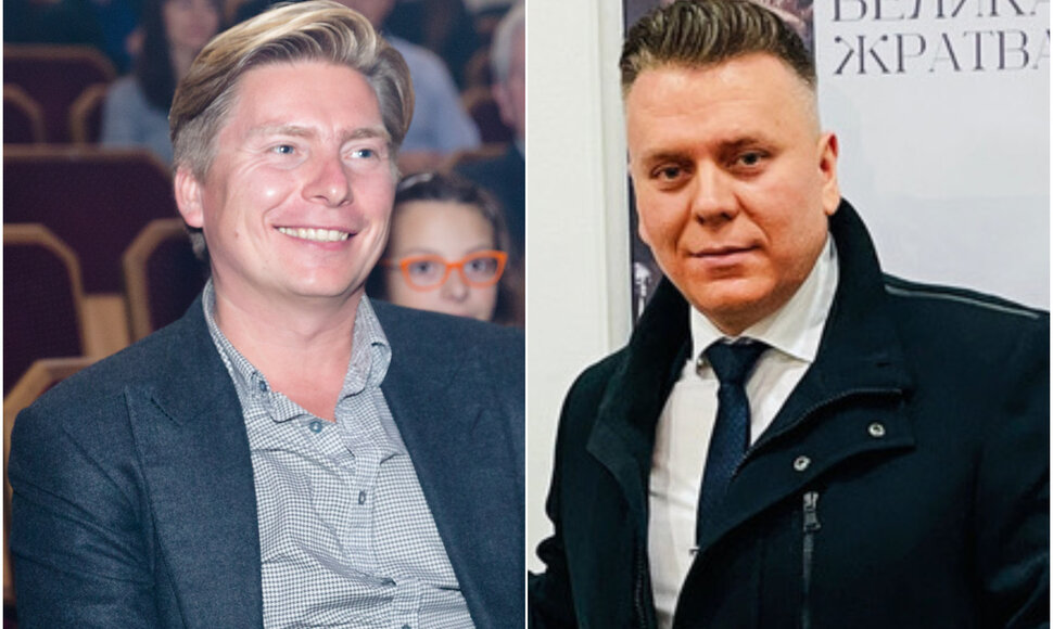 Justinas Tomkus ir Aleksandras Brokas