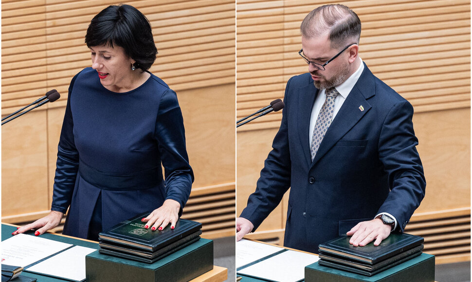 Vaida Aleknavičienė ir Robertas Kaunas