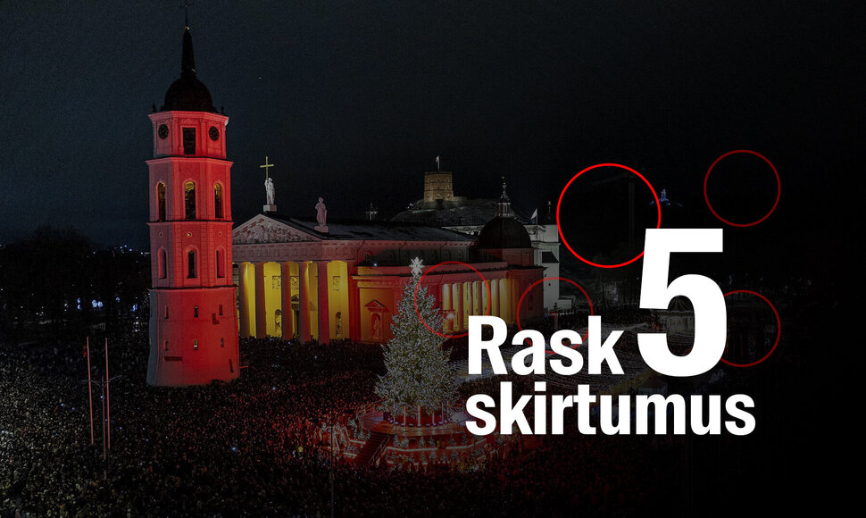 Rask 5 skirtumus!