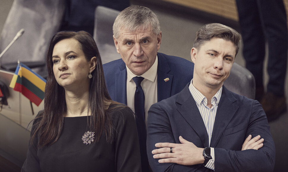Kęstutis Vilkauskas, Inga Ruginienė ir Mindaugas Sinkevičius