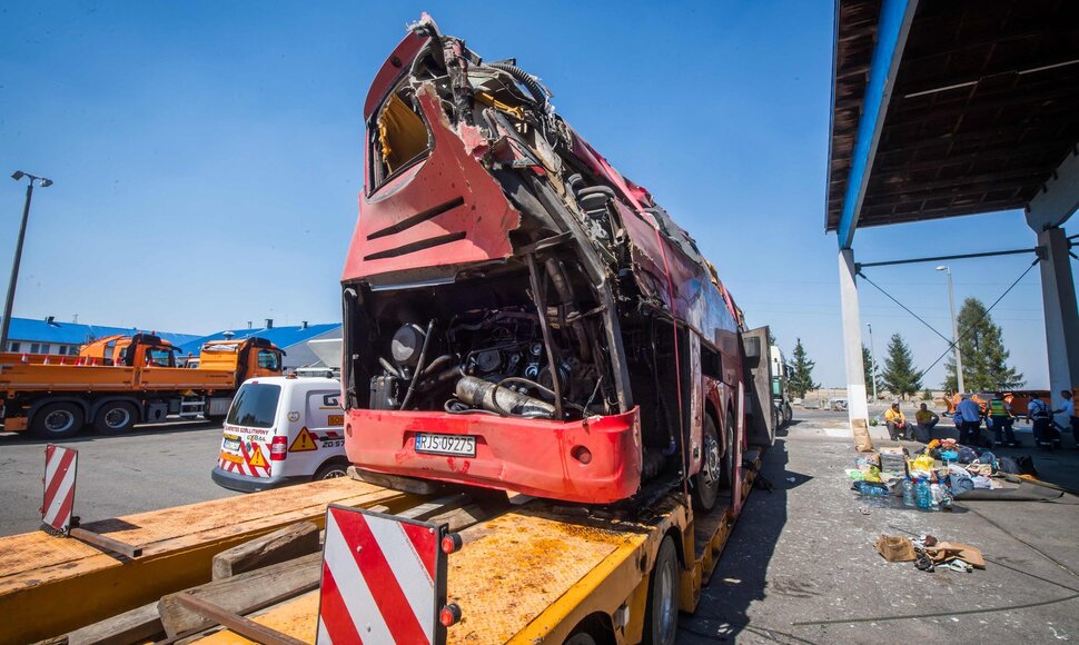 Autobuso avarija Vengrijoje