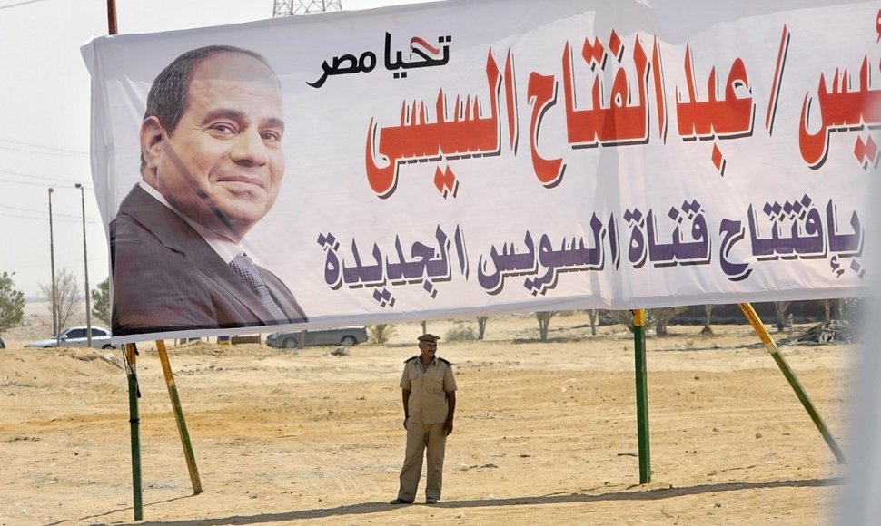 Egipto prezidentas Al Sisi atidarys „naują Sueco kanalą“