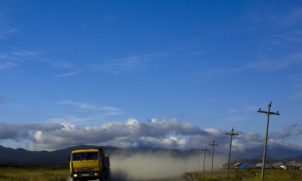 Sunkvežimis Kurilų salose