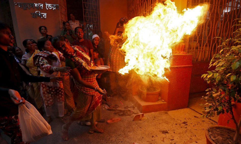 Hinduistų šventė Kalkutoje