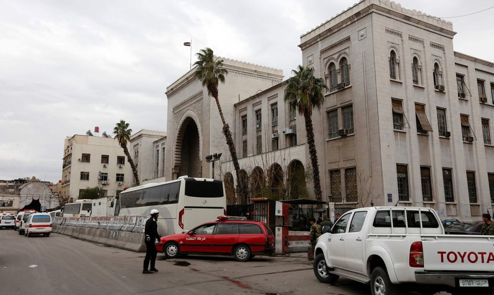 Sprogimas Damasko teismo rūmuose