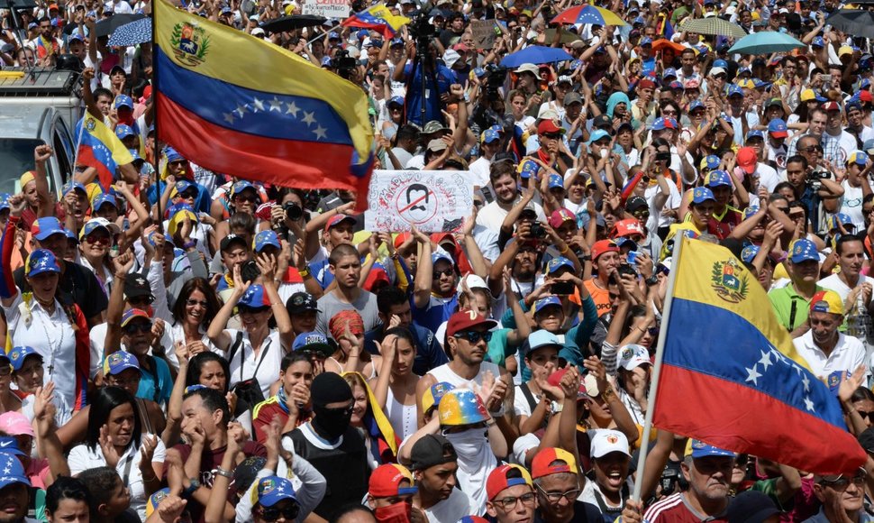 Opozicijos demonstracija Venesueloje