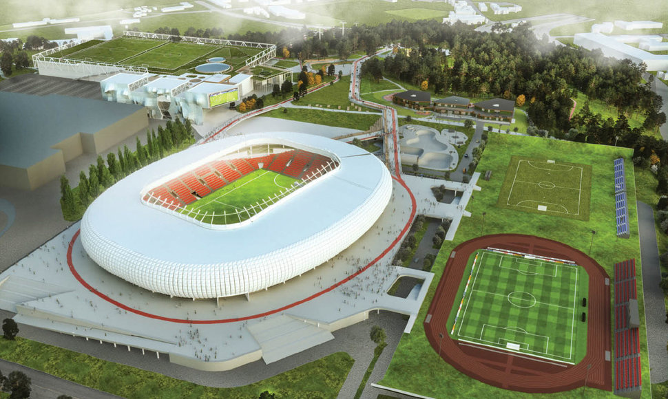 „Vilniaus nacionalinis stadionas“ vizija