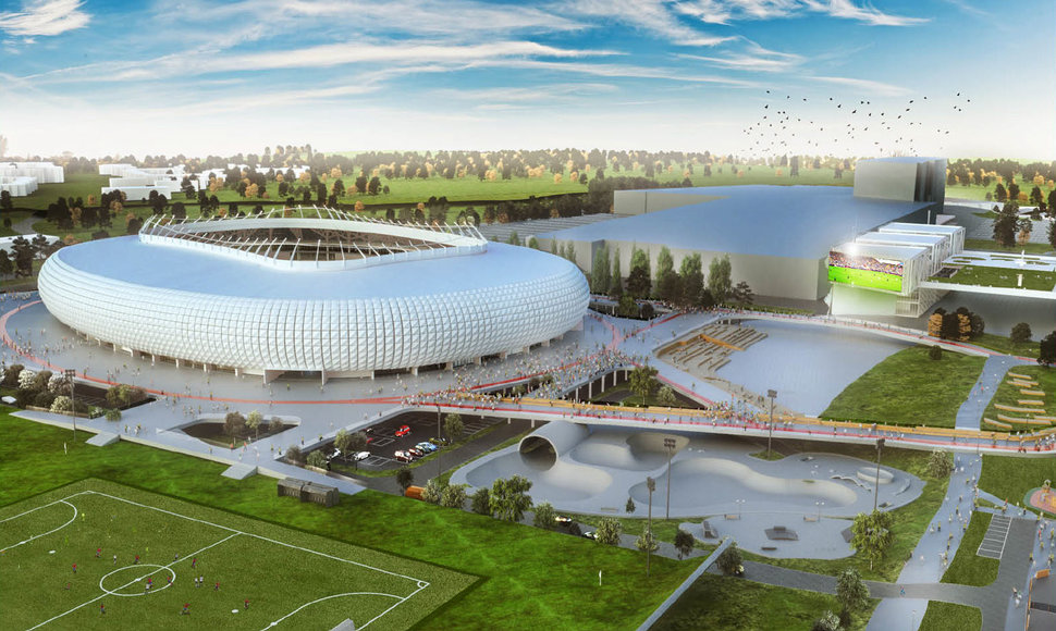 „Vilniaus nacionalinis stadionas“ vizija