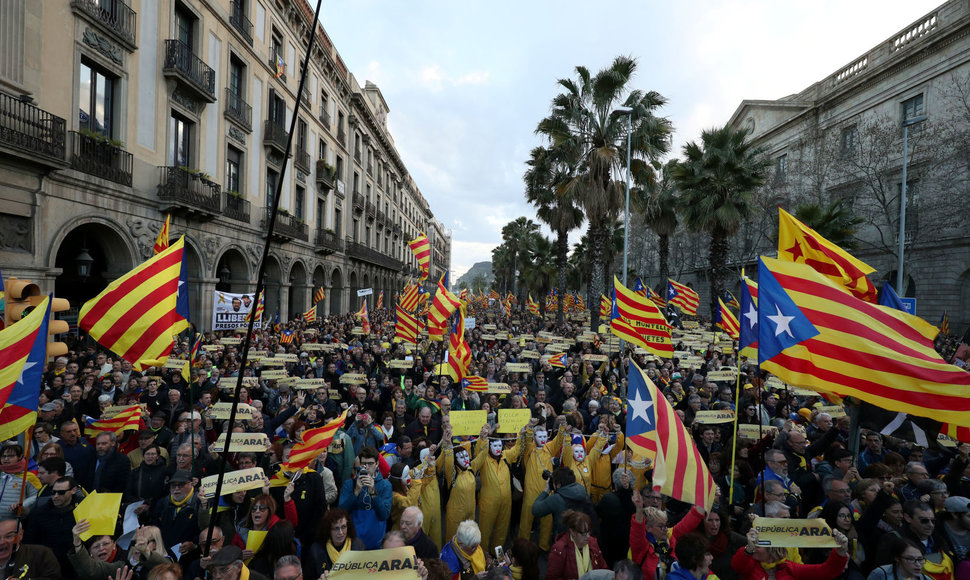 Protestas Barselonoje