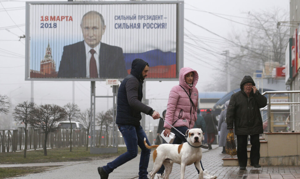 Prezidento rinkimų agitacija Rusijoje