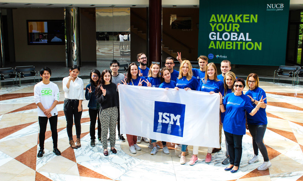 ISM Tarptautinės magistrantūros Inovacijų ir technologijų vadybos studentai