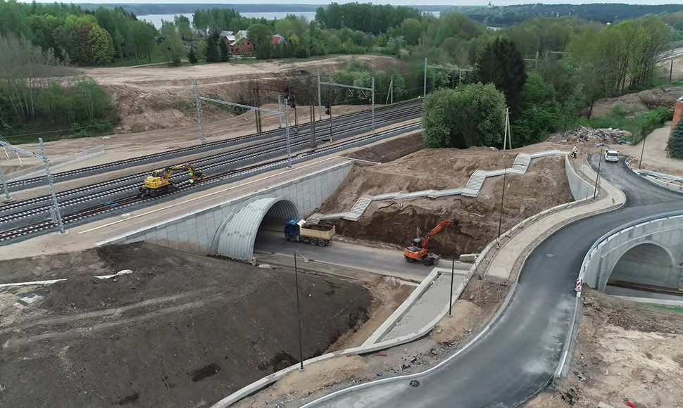 Kauno geležinkelio mazgas – iš paukščio skrydžio