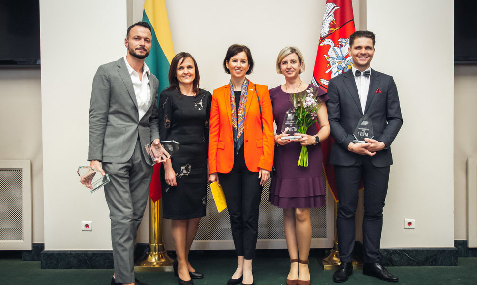 Pagerbti pirmą kartą Lietuvoje surengto nacionalinio konkurso „Metų pameistrys 2022” nugalėtojai 