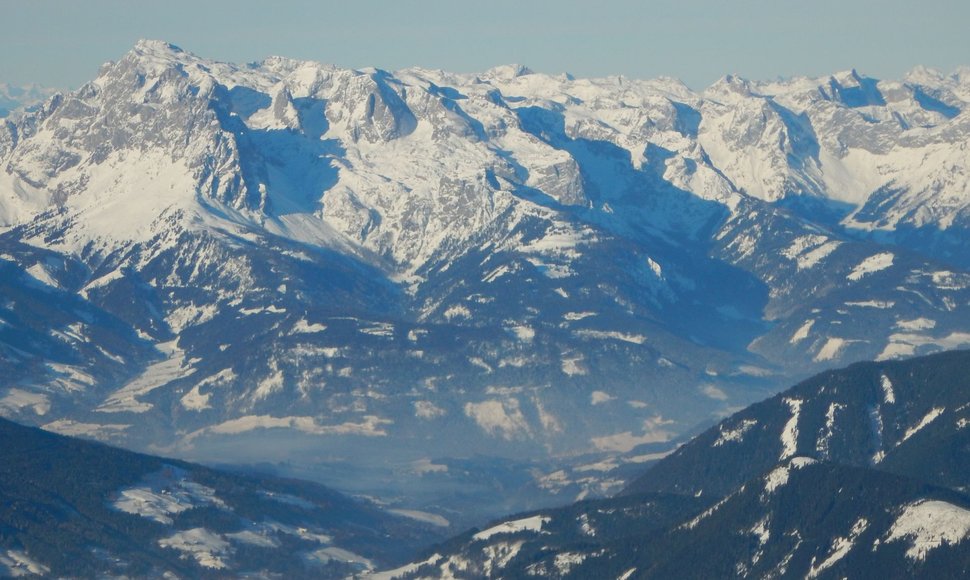 Skrydis virš Austrijos Alpių