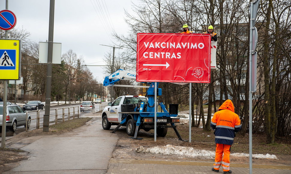 Kaune atidarytas didžiausias šalyje vakcinacijos centras