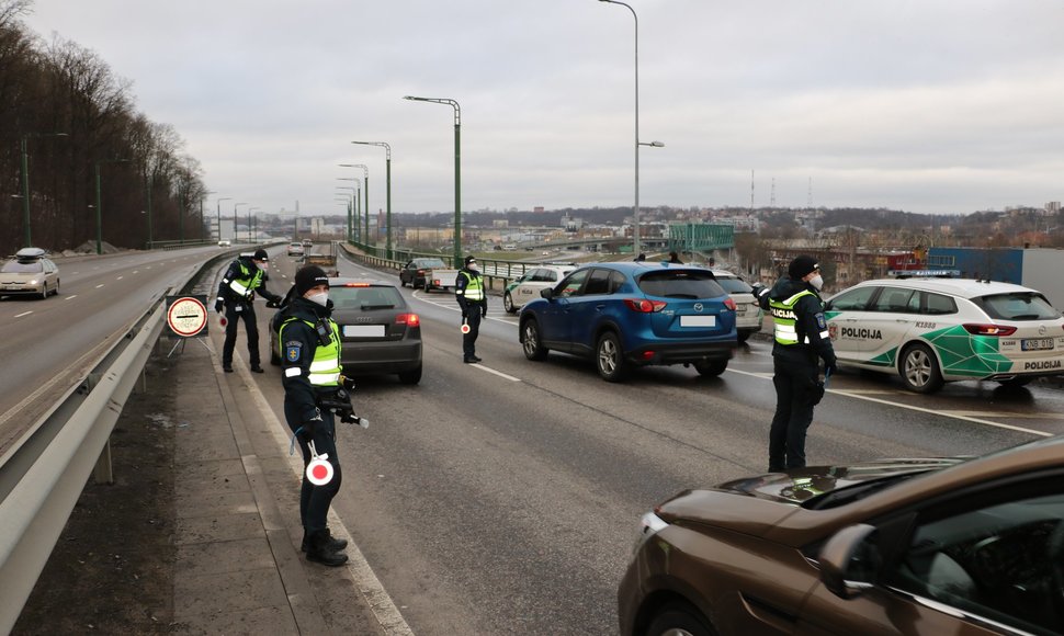 Kauno apskrities policijos reidas