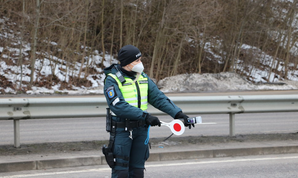 Kauno apskrities policijos reidas