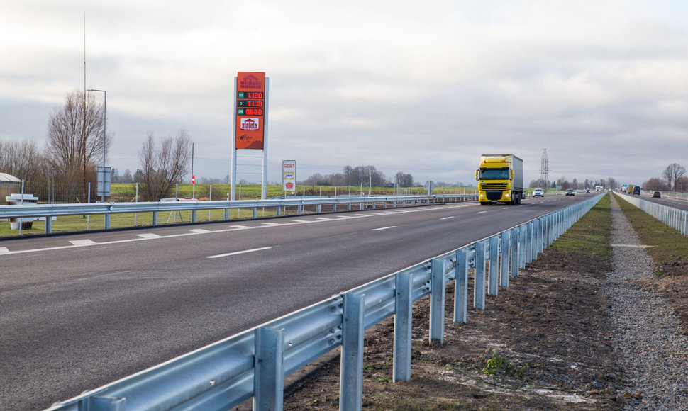 Keturių eismo juostų automagistralės „Via Baltica“ atidarymas