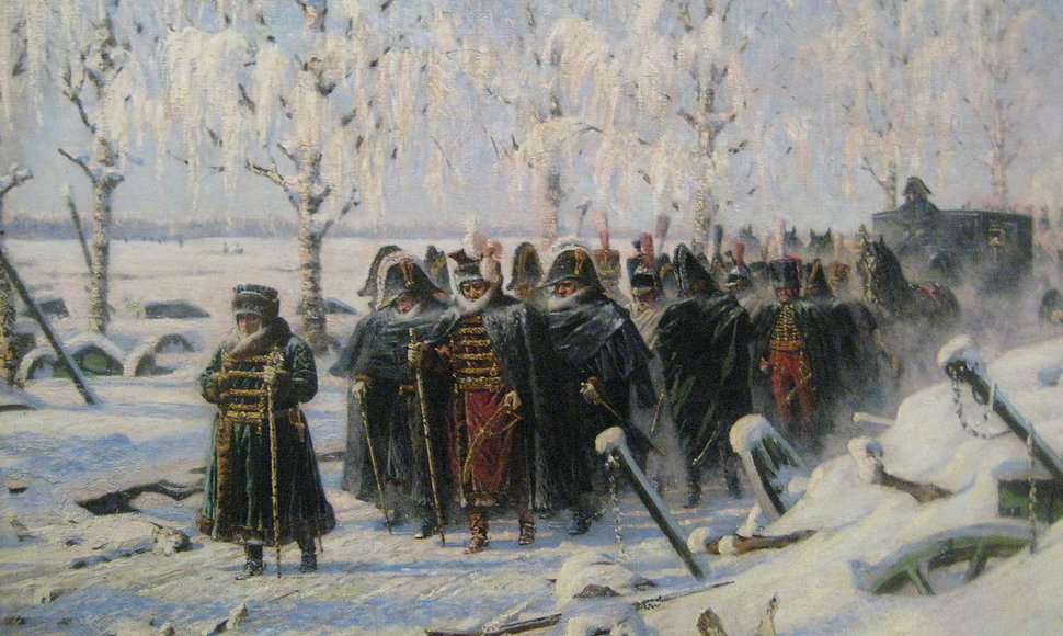 Napoleono atsitraukimas, Vasilijaus Vereščiagino paveikslas