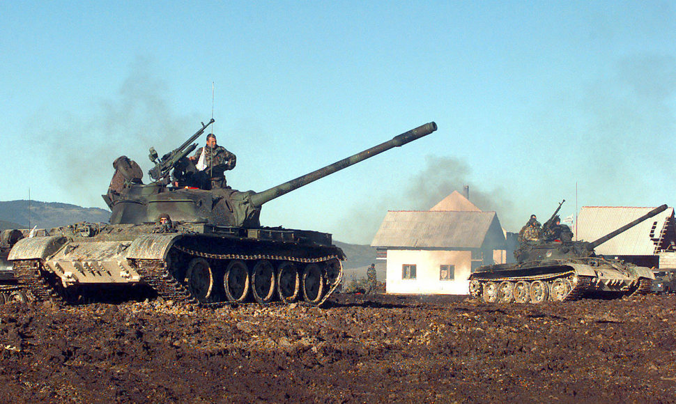 Du Kroatijos naudoti T-55 tankai
