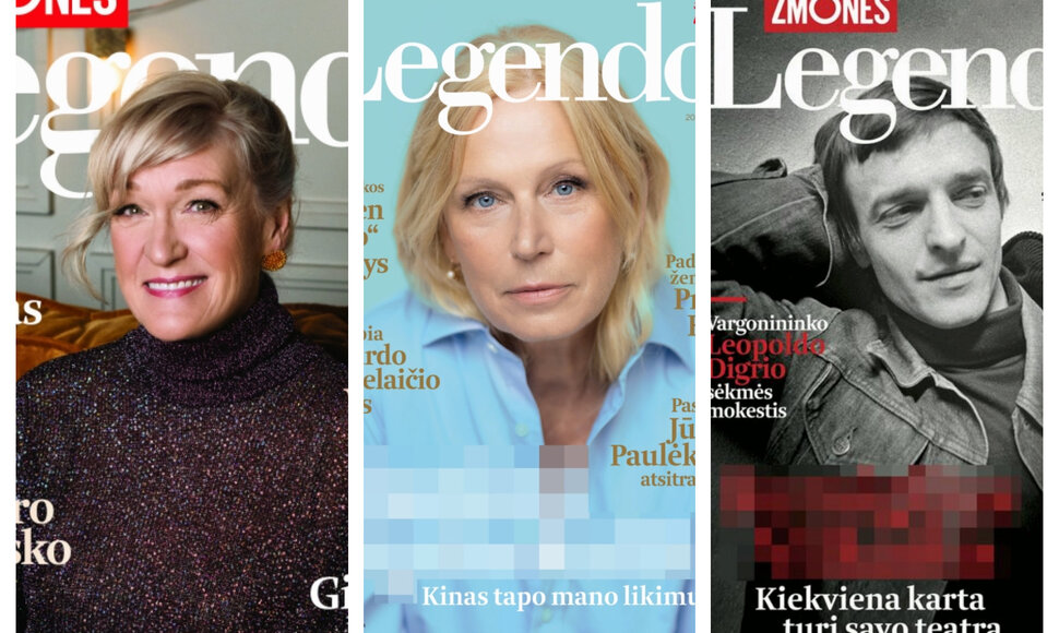 Žurnalo „Legendos“ viršeliai