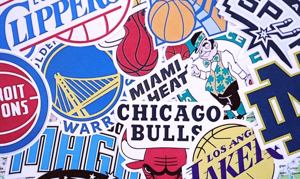 NBA komandų logotipai