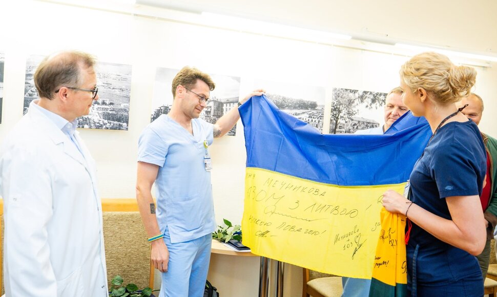I&scaron; misijos Ukrainoje sugrįžo Kauno klinikų medikų ir slaugytojų komanda