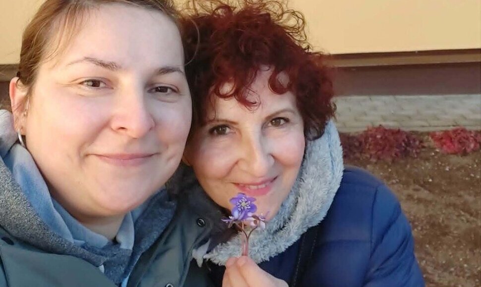 Vilija Ročkaitė ir mama Liuda