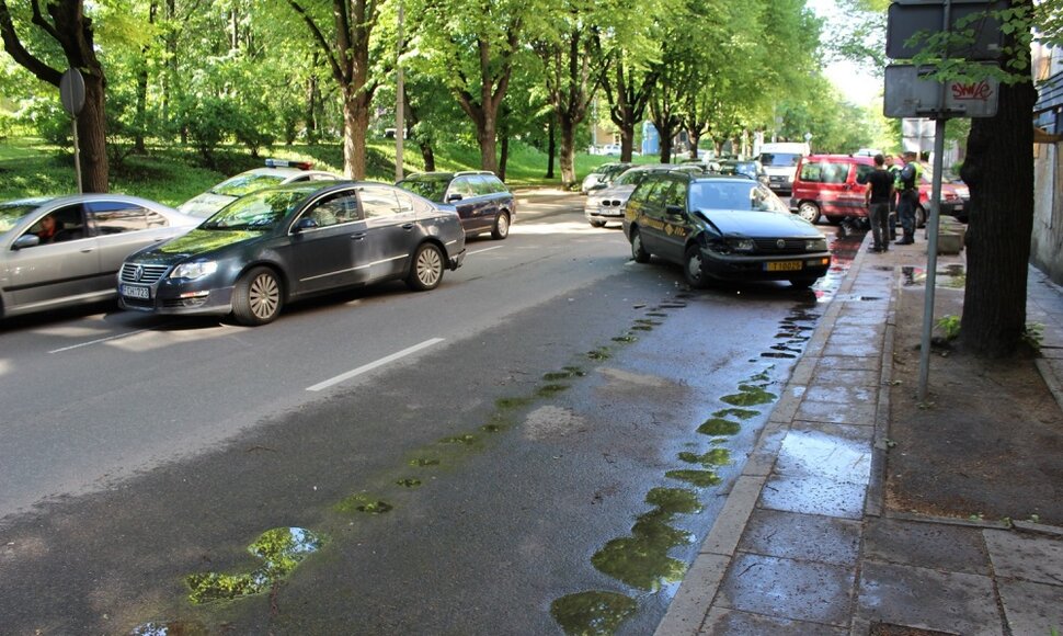 Mini avarija Mindaugo gatvėje