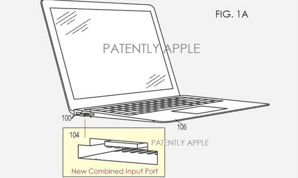 „Apple“ užpatentavo naujo tipo sąsają informacijos perdavimui, tikriausiai, siekdama dar labiau sumažinti savo gaminamų nešiojamųjų kompiuterių storį