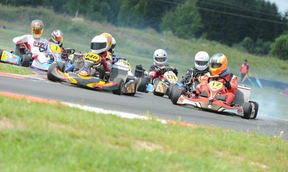 Lietuvos kartingo čempionato dalyviai