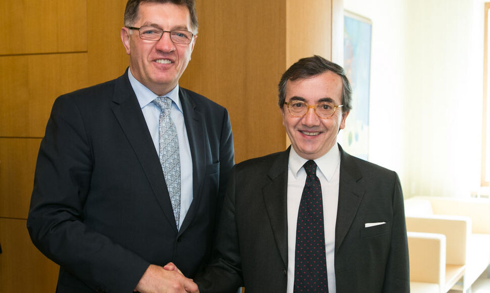 Algirdas Butkevičius ir Stefano Maria Taliani de Marchio
