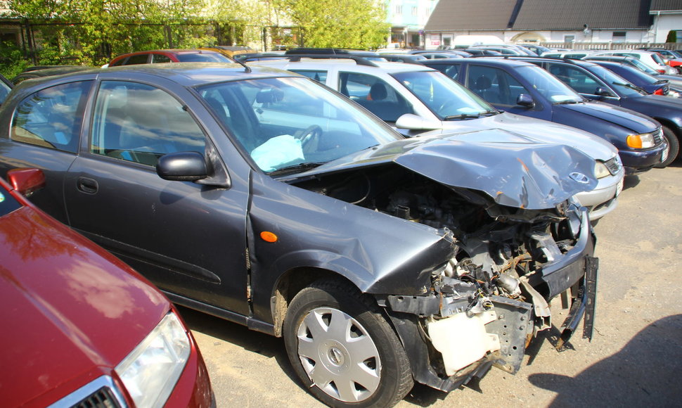 Konfiskuoti automobiliai