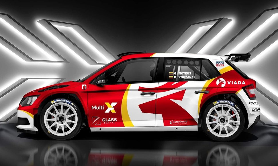 Giedrius Notkus įsigijo „Škoda Fabia R5“