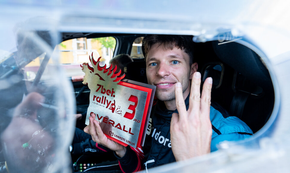 &bdquo;7bet Rally Lazdijai &lsquo;25&ldquo; fini&scaron;o podiumas