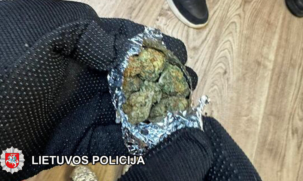 Uostamiesčio teisėsauga sulaikė asmenis, pas kuriuos rasta galimai narkotinių medžiagų