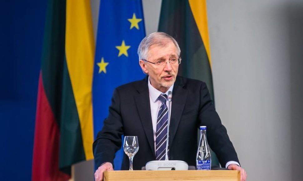 Seimo Europos reikalų komiteto pirmininkas, LSDDP pirmininkas Gediminas Kirkilas. 