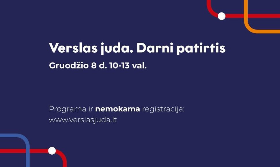 Konferencija – Verslas juda. Darni patirtis