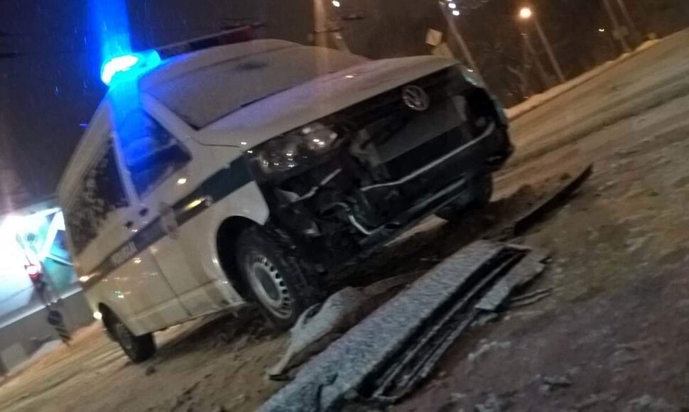 Avarija Švitrigailos gatvėje
