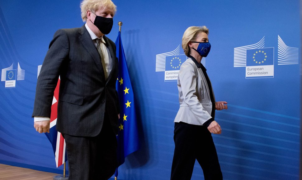 Ursula von der Leyen ir Borisas Johnsonas