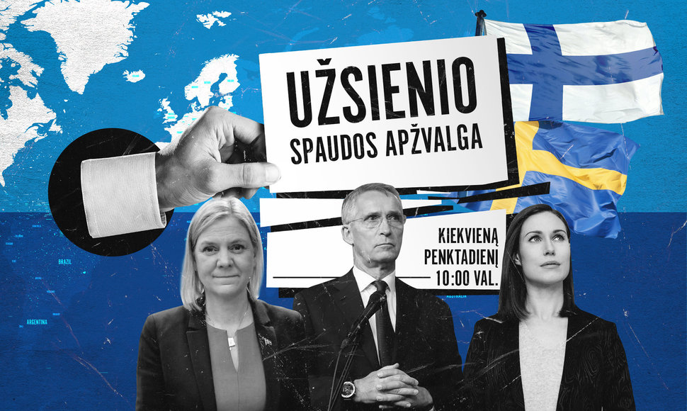 Užsienio spauda – apie Suomijos ir Švedijos žingsnius narystės NATO link