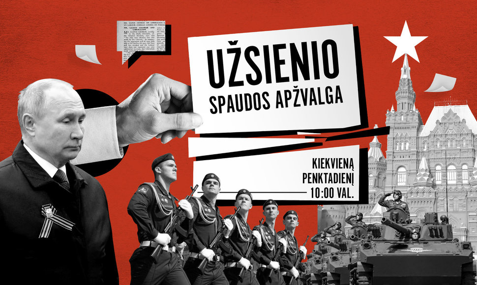 Užsienio spauda – apie nelinksmą Pergalės dieną Maskvoje