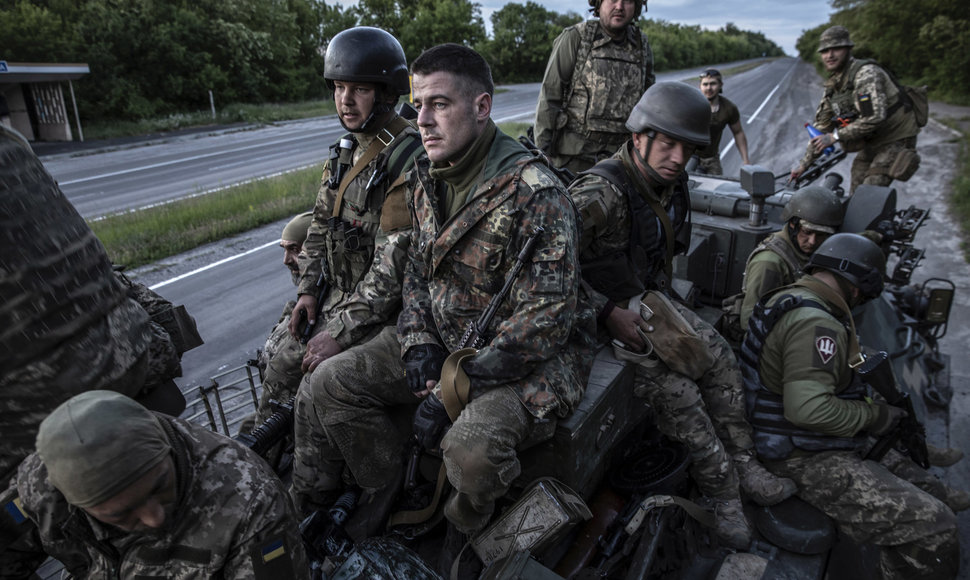 Ukrainos kariai prie Kramatorsko