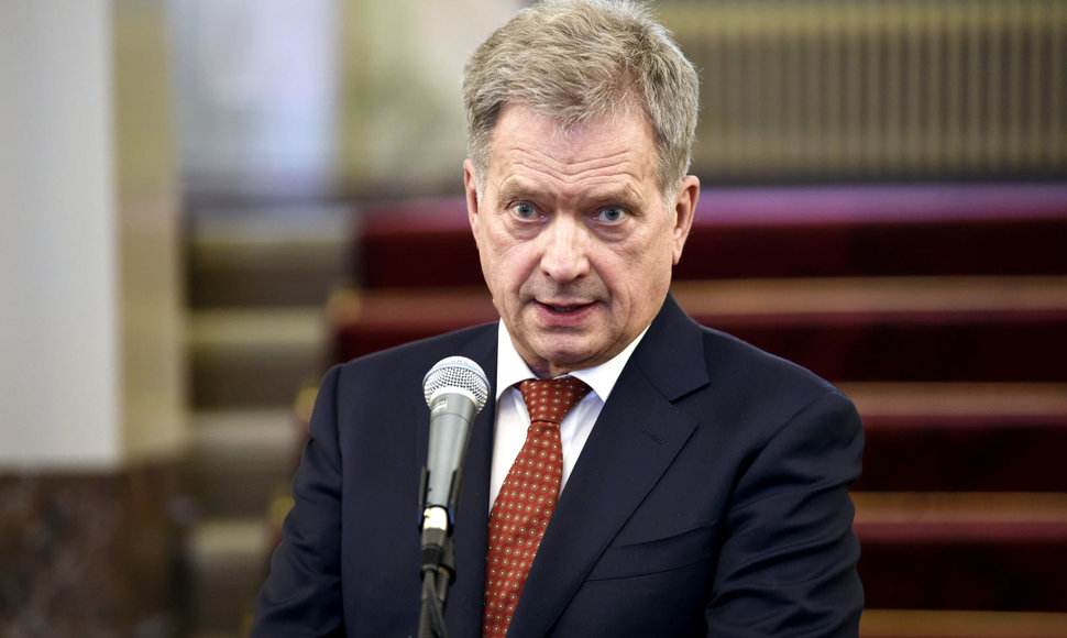 Suomijos prezidentas Sauli Niinisto